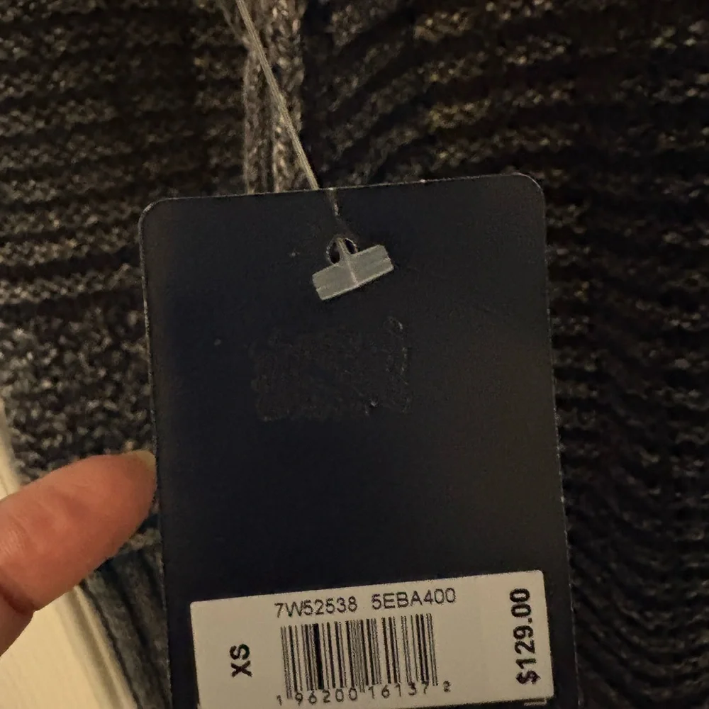 Lucky Brand Blue Oversized Knit Cardigan - Picture 11 of 16
